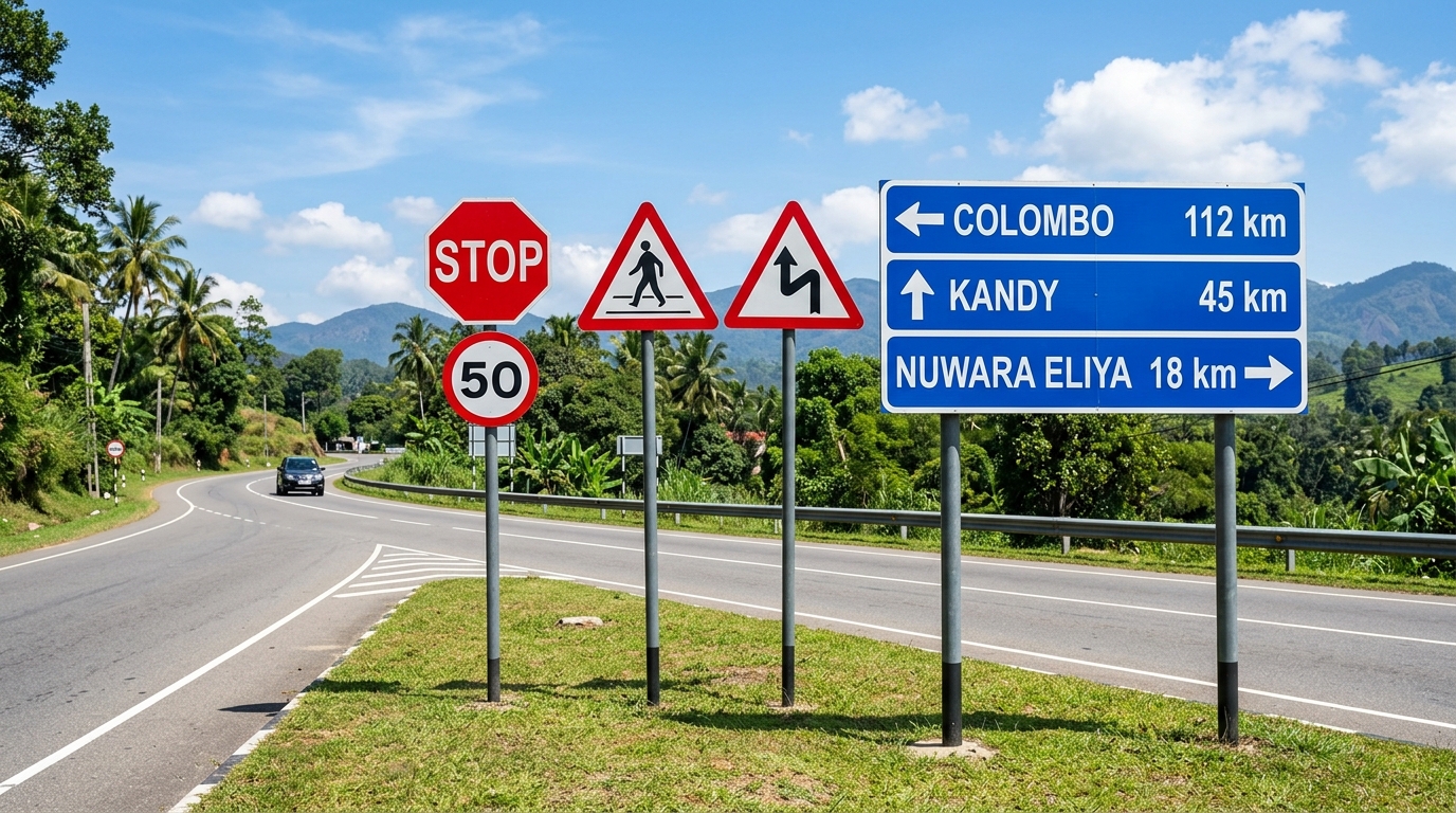 Essential Sri Lankan Road Signs Every New Driver Must Know